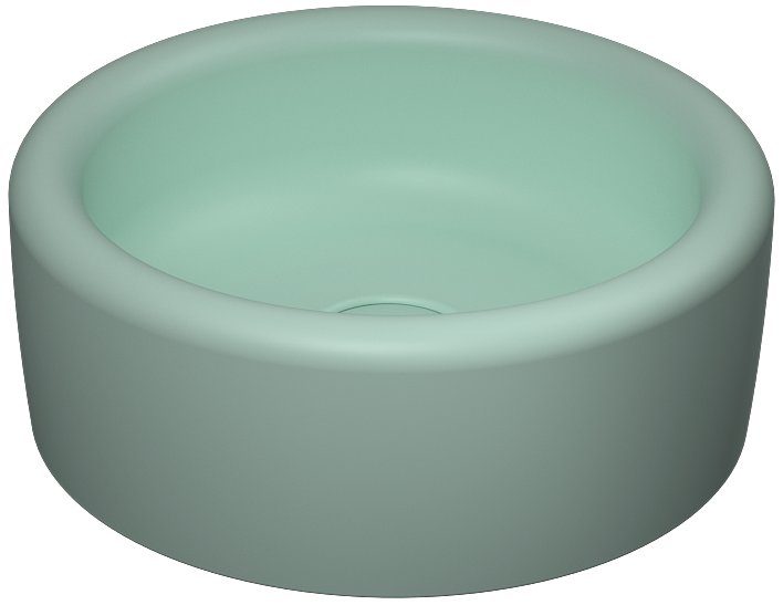 Curvo Counter-Top Washbasin 42 cm Mint