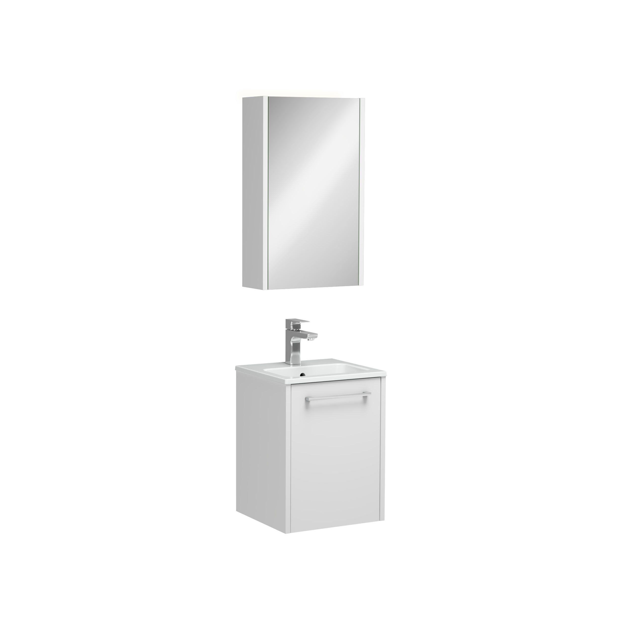 Combinato Washbasin Cabinet with Cover White 40 cm