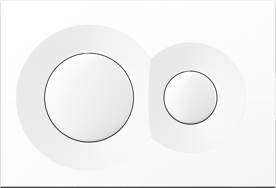 Dome Control Panel Polished White