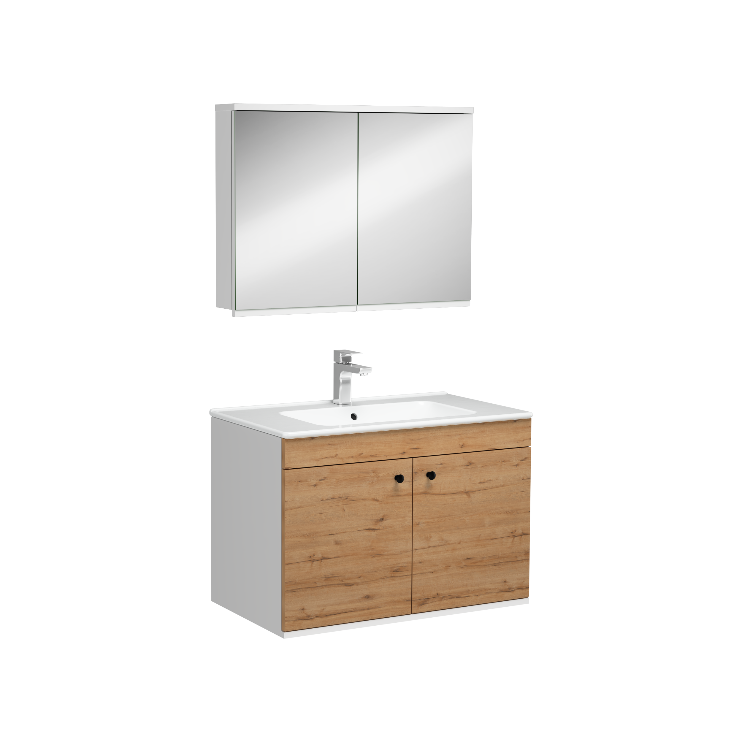 Bari Washbasin Cabinet Detroit 80 cm