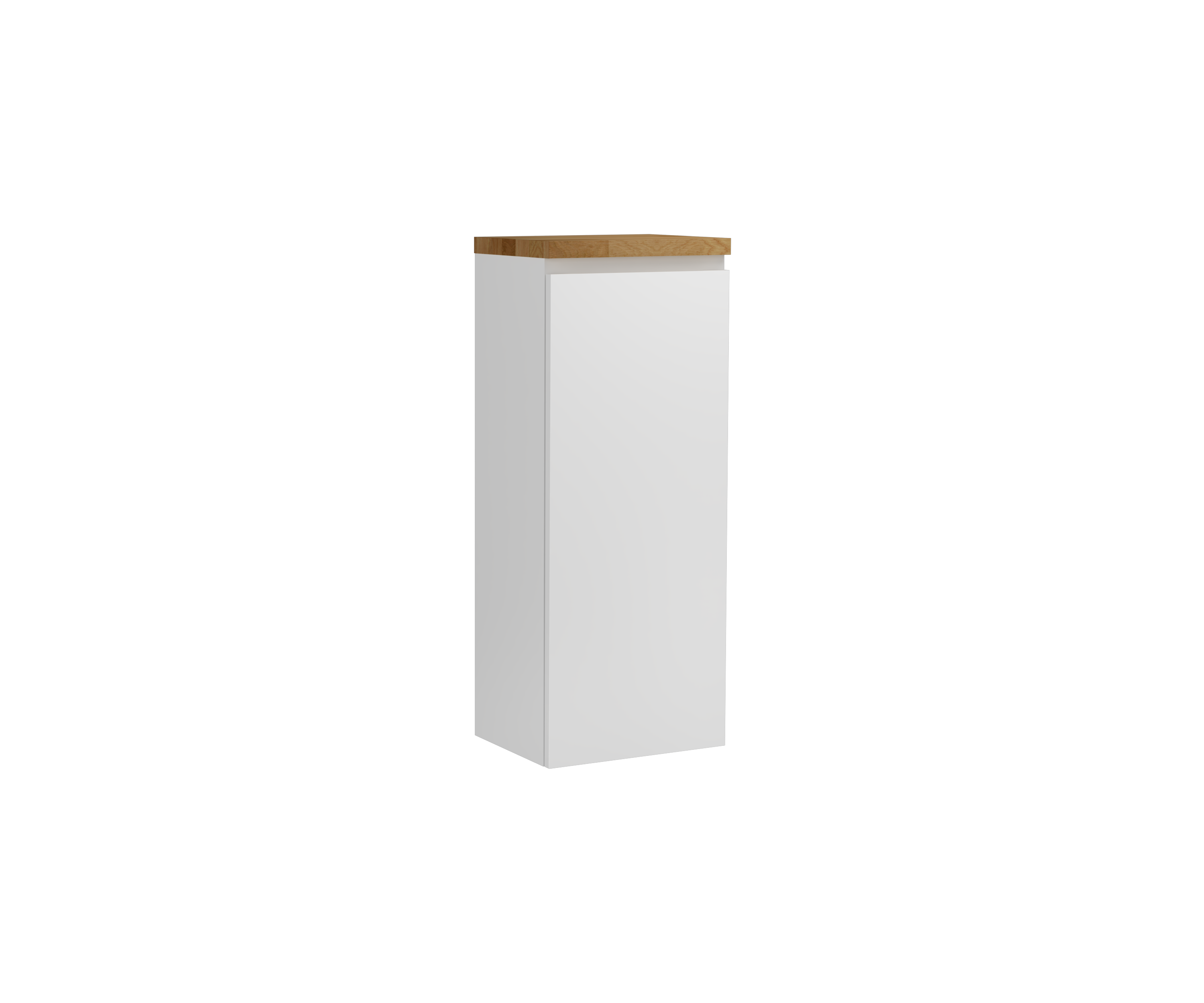 Luce Tall Cabinet White 40 cm