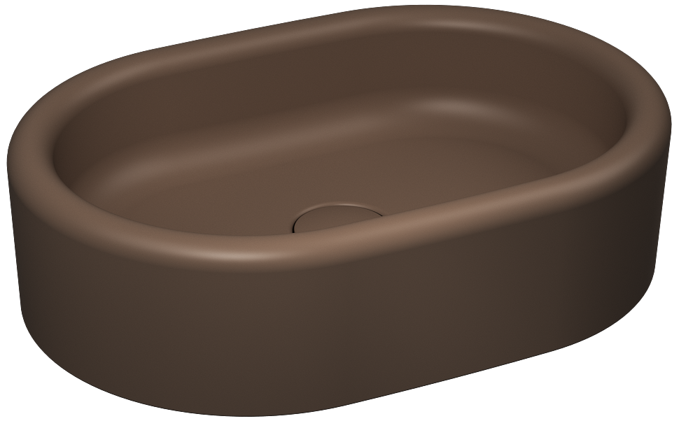 Curvo Counter-Top Washbasin 60 cm Mink