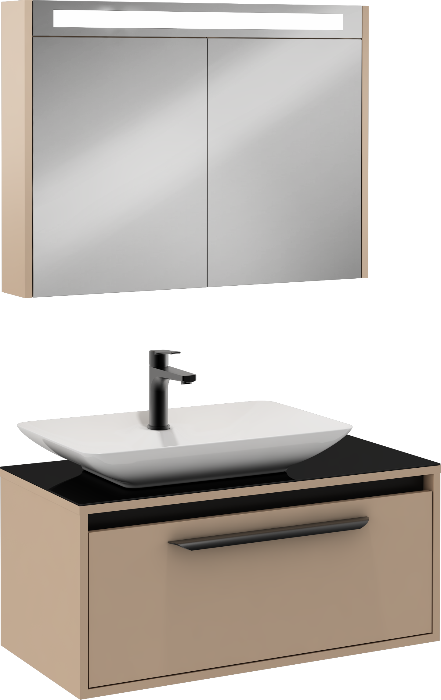 Bella Washbasin Cabinet Cappucino 90 cm