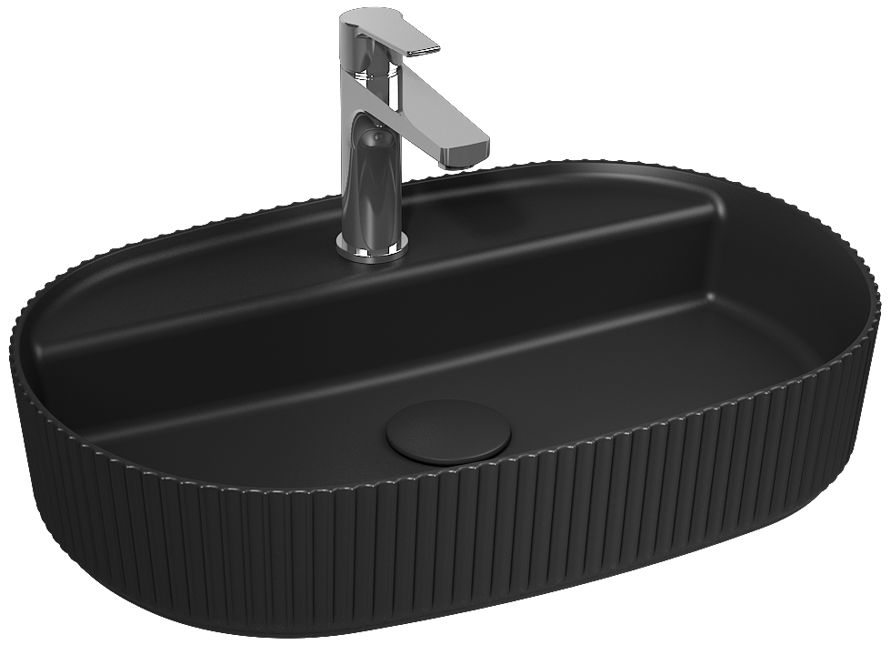 Sintesi Counter-Top Washbasin 60 cm Black