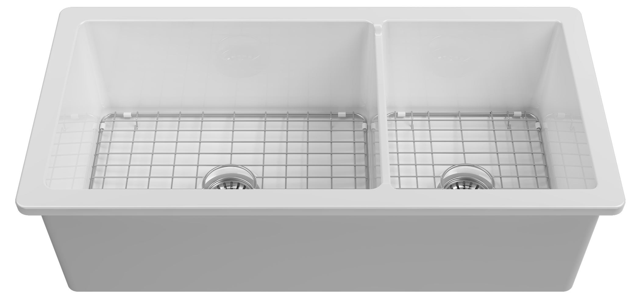 Palermo Under-Counter Sink Double-Chamber 93 cm