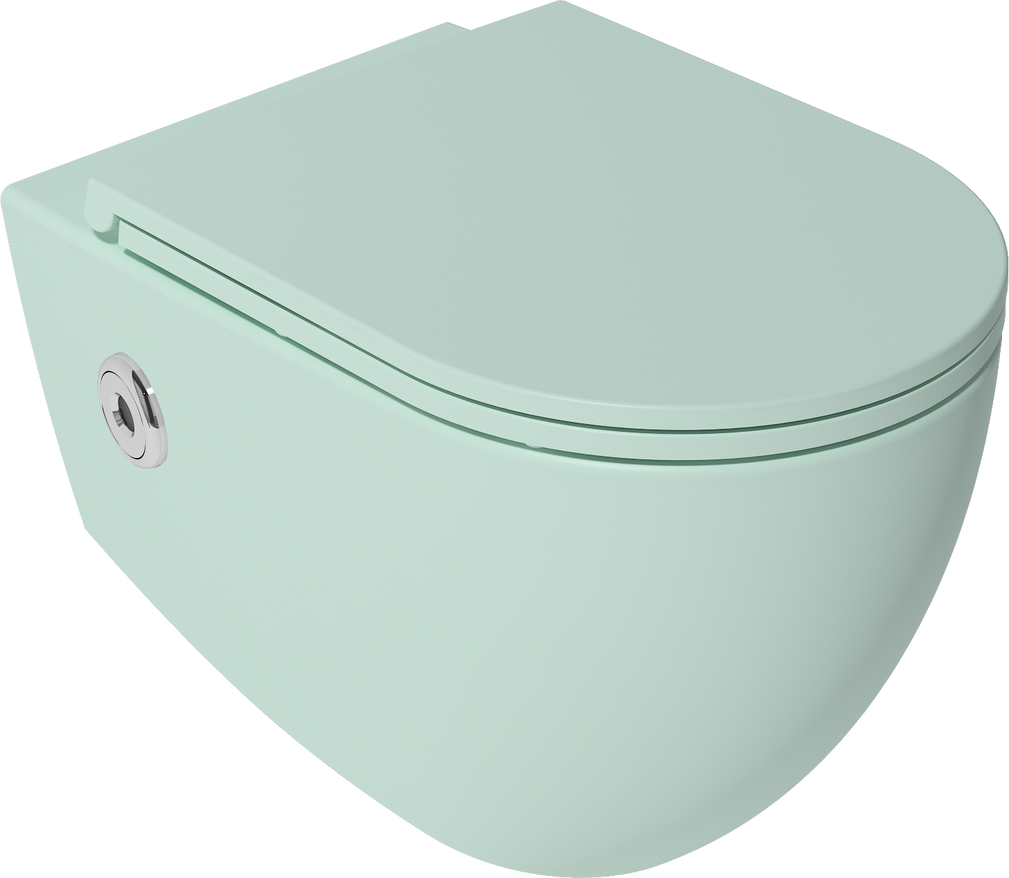 Infinity Due SensoClean Wall-Hung Toilet Mint - VORTEX 