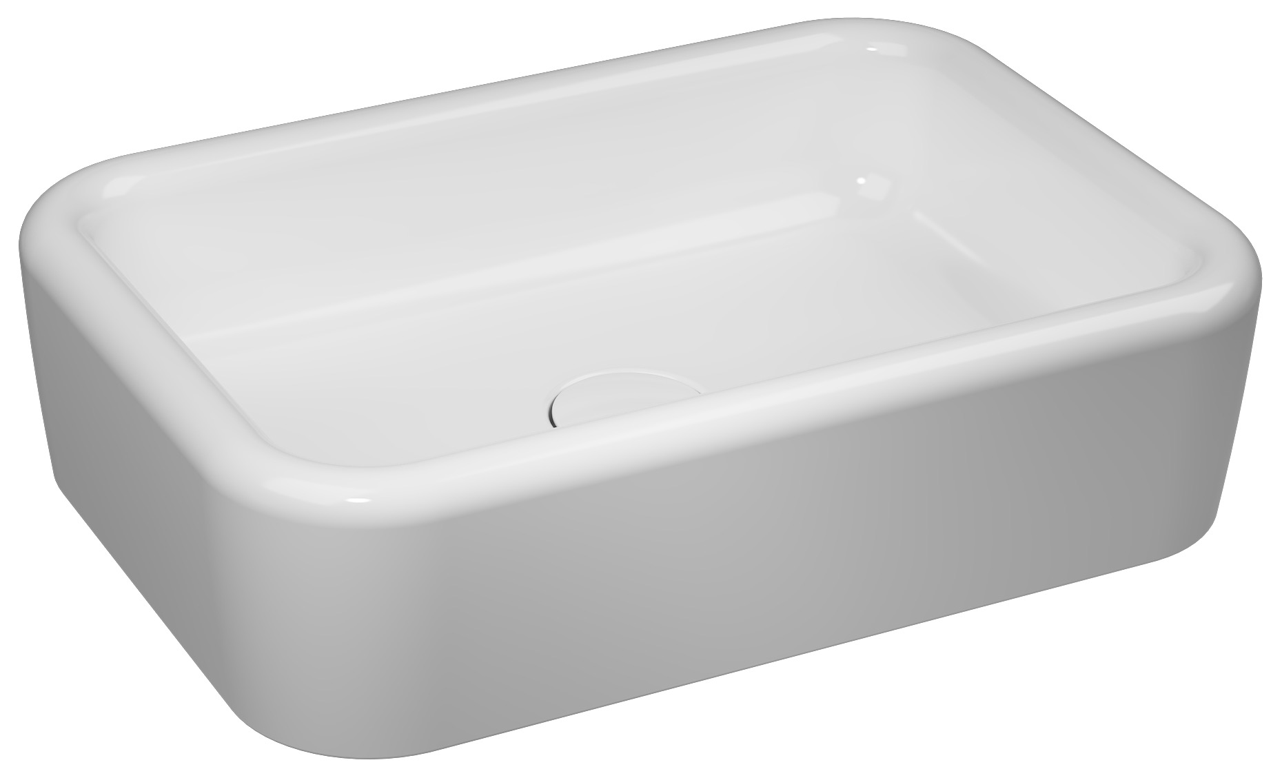 Curvo Counter-Top Washbasin 60cm