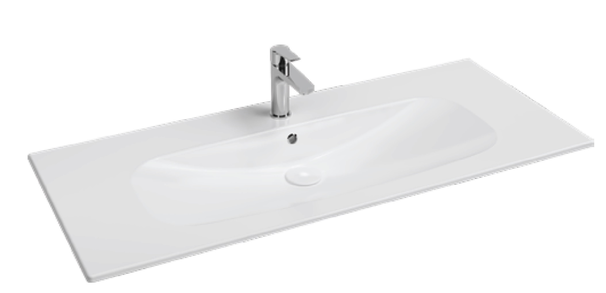 Infinity Flat Washbasin 121 cm