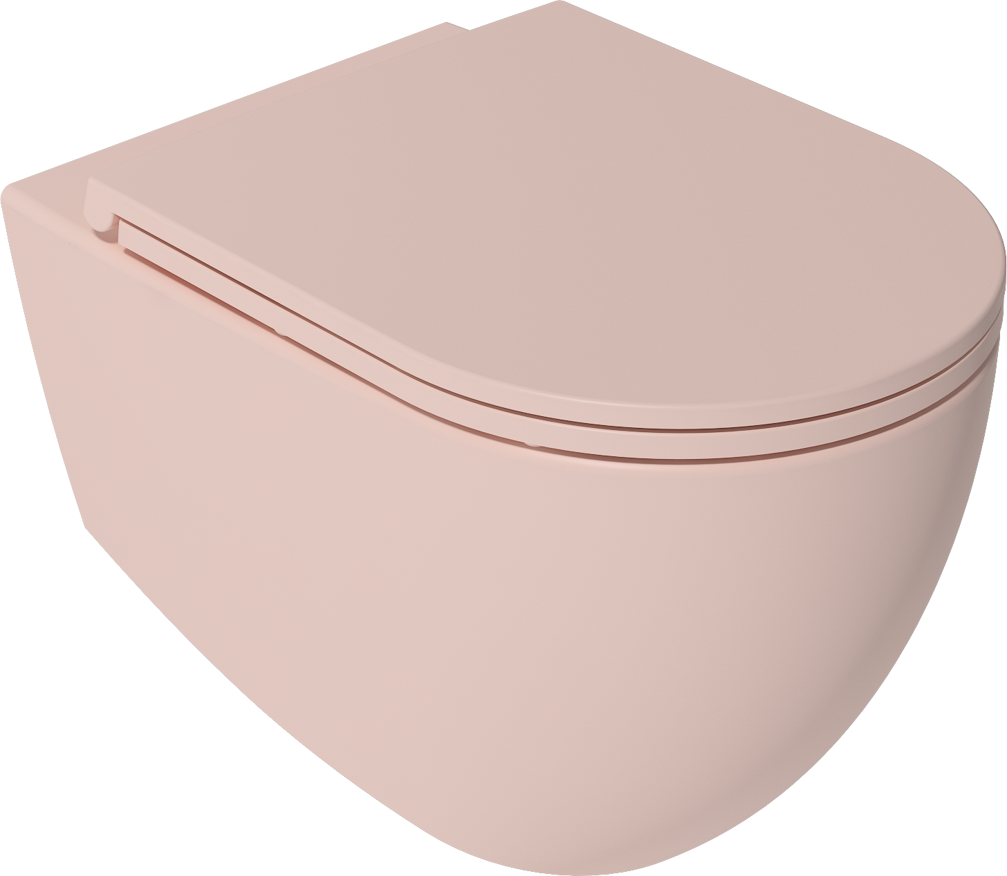 Infinity Due Wall-Hung Toilet Salmon - VORTEX 
