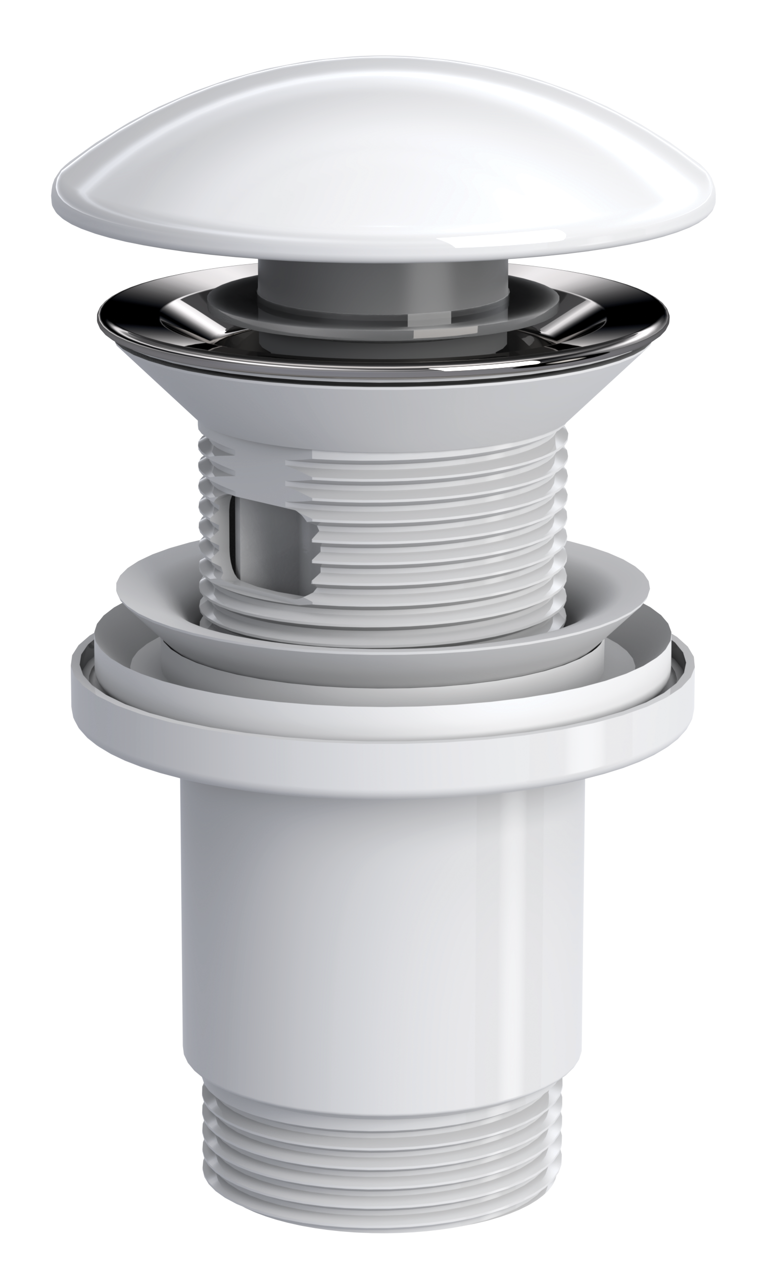 Ceramic Push-Open with Overflow