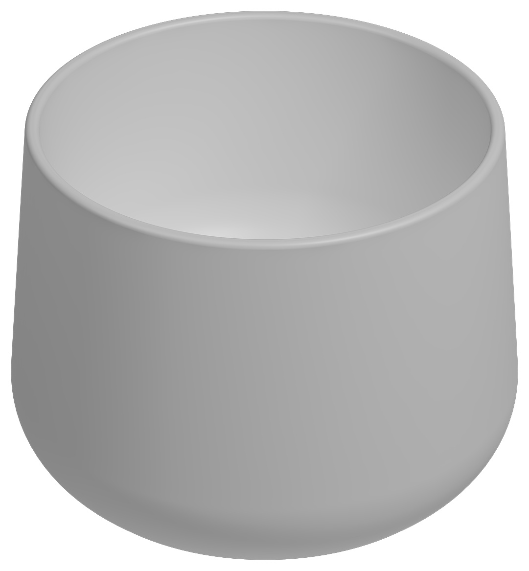 Allegro Counter-Top Monobloc Washbasin 42 cm Matte White