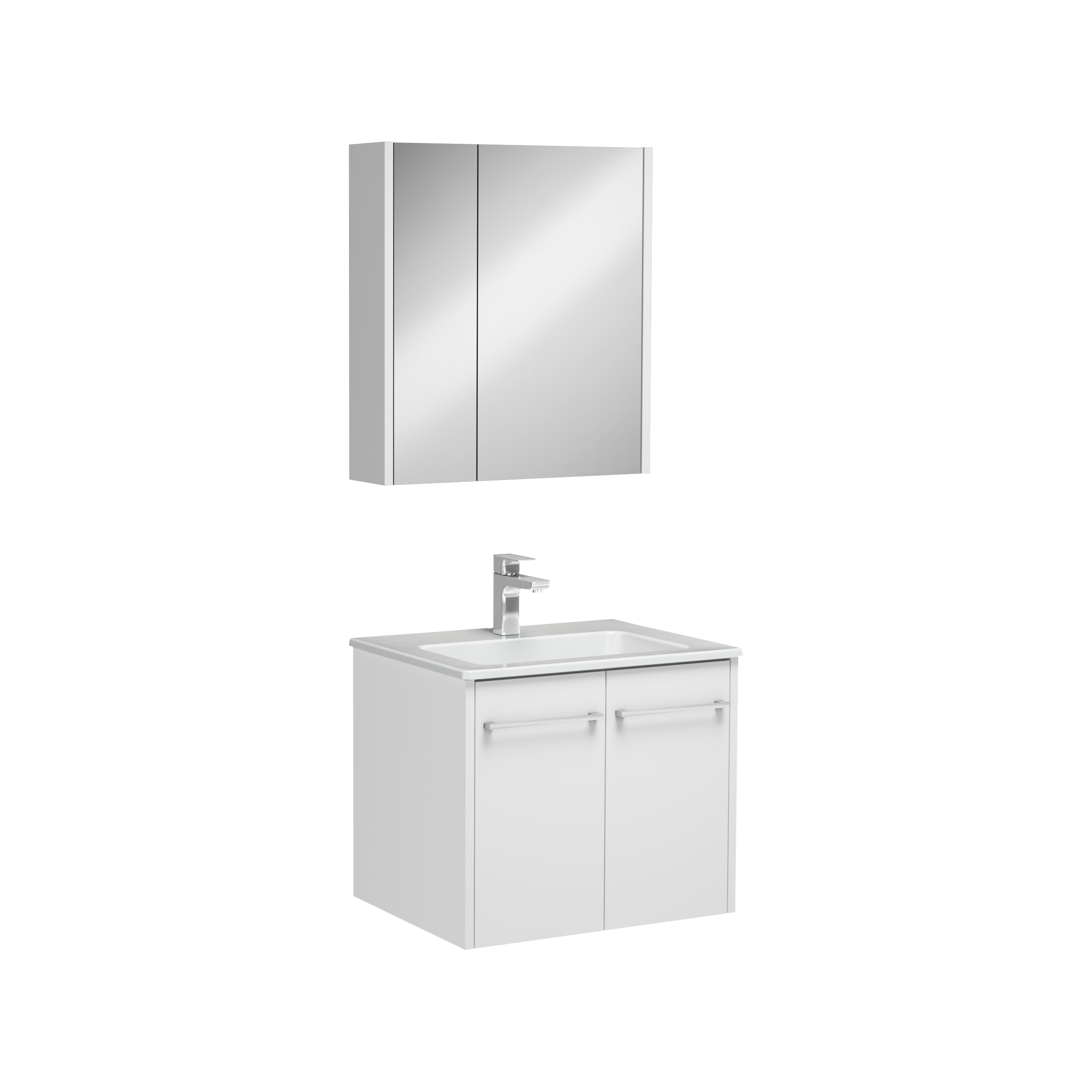 Combinato Washbasin Cabinet with Cover White 60 cm