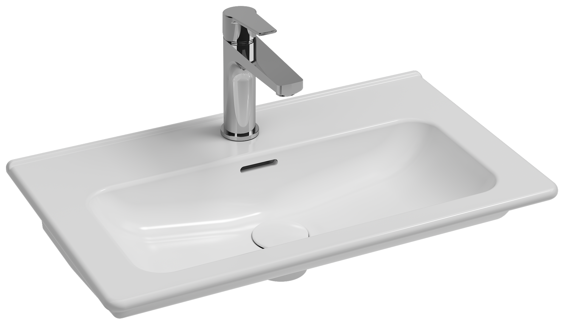 Evo Flat Washbasin 62cm