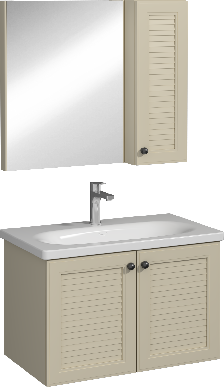 Mergo Washbasin Unit Moonstone 80 cm  