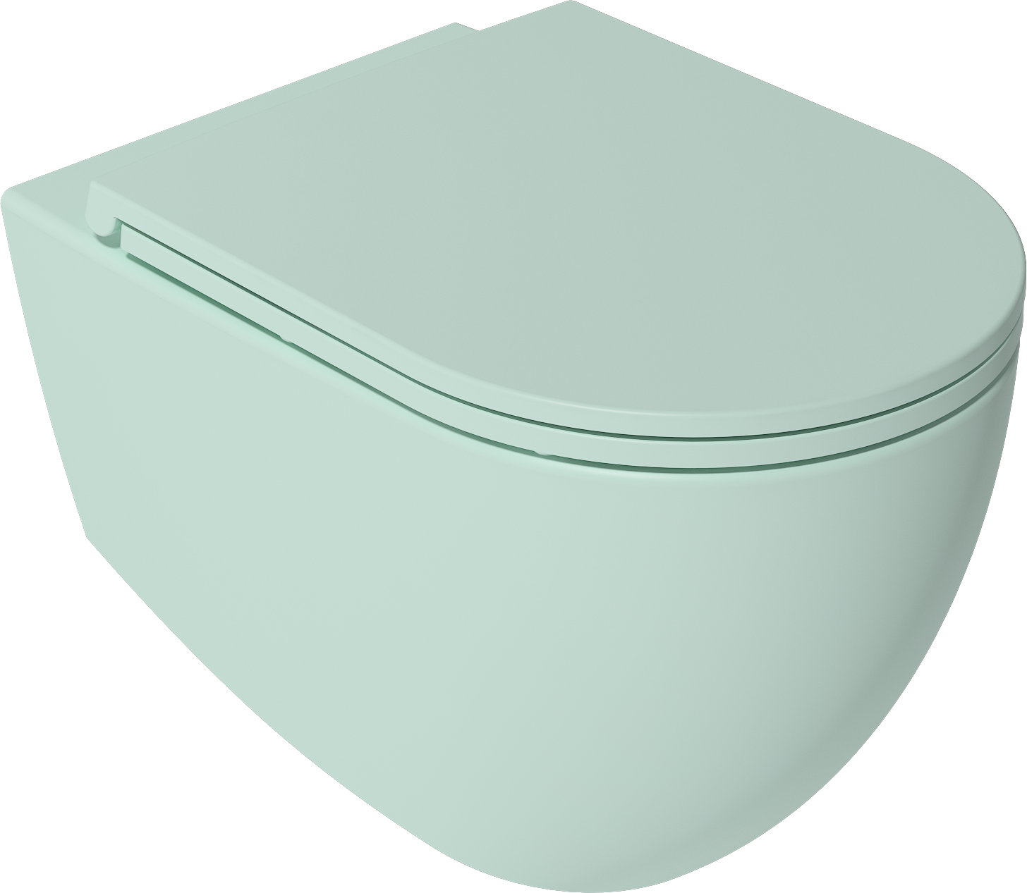 Infinity Due Wall-Hung Toilet Mint - VORTEX