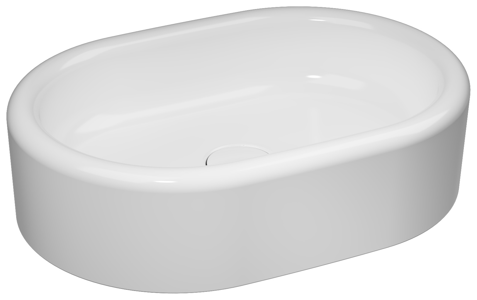 Curvo Counter-Top Washbasin 60 cm 