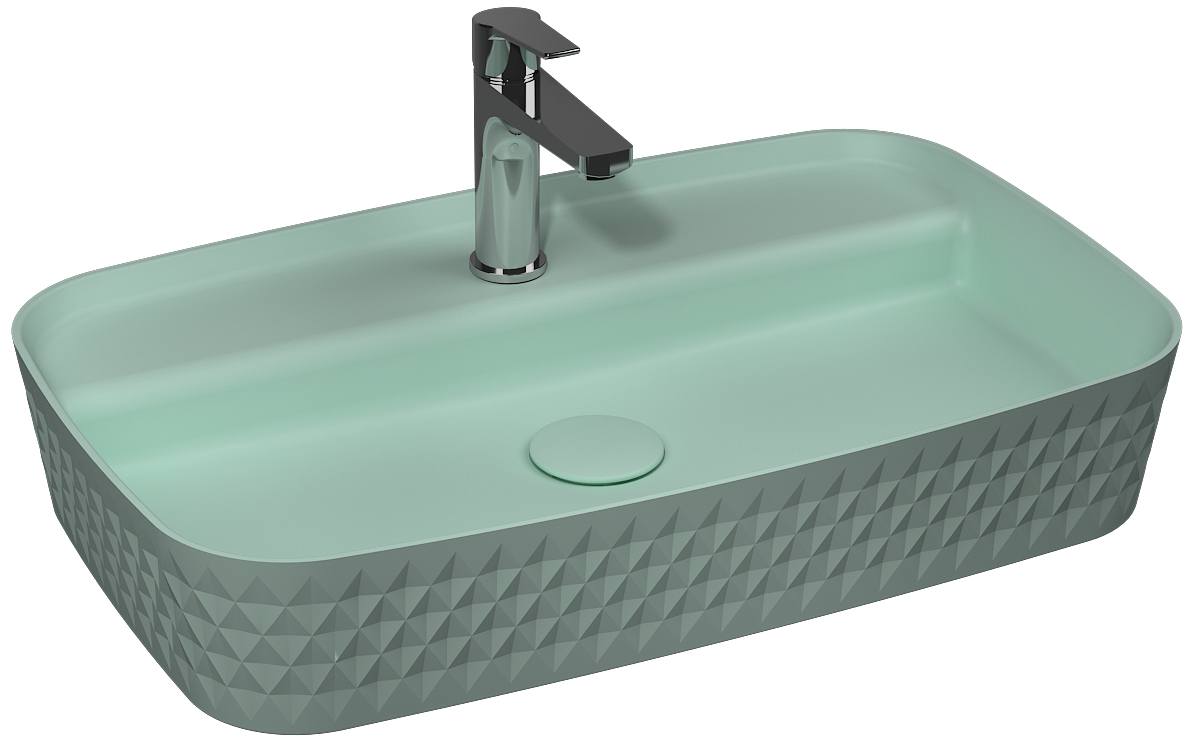 Rondini Counter-Top Washbasin 65 cm Mint