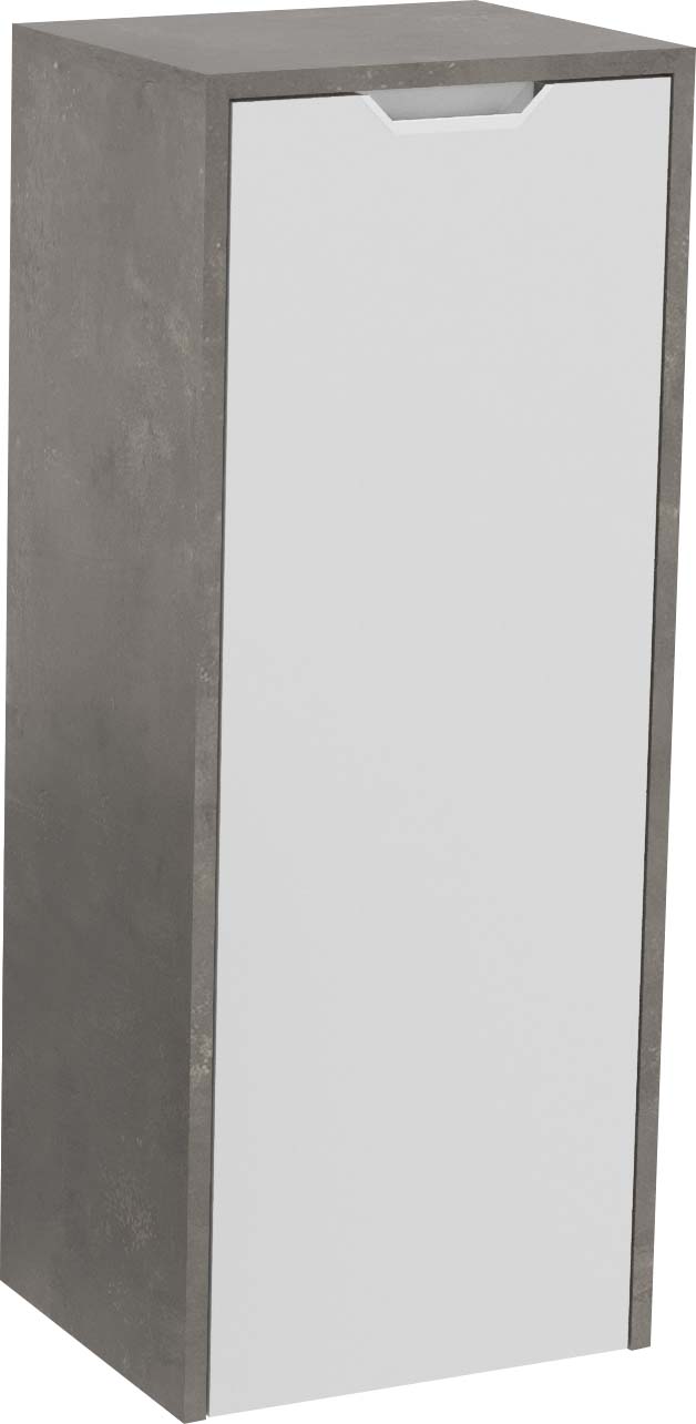 Pavia Short Tall Cabinet Retro Silver 40 cm 
