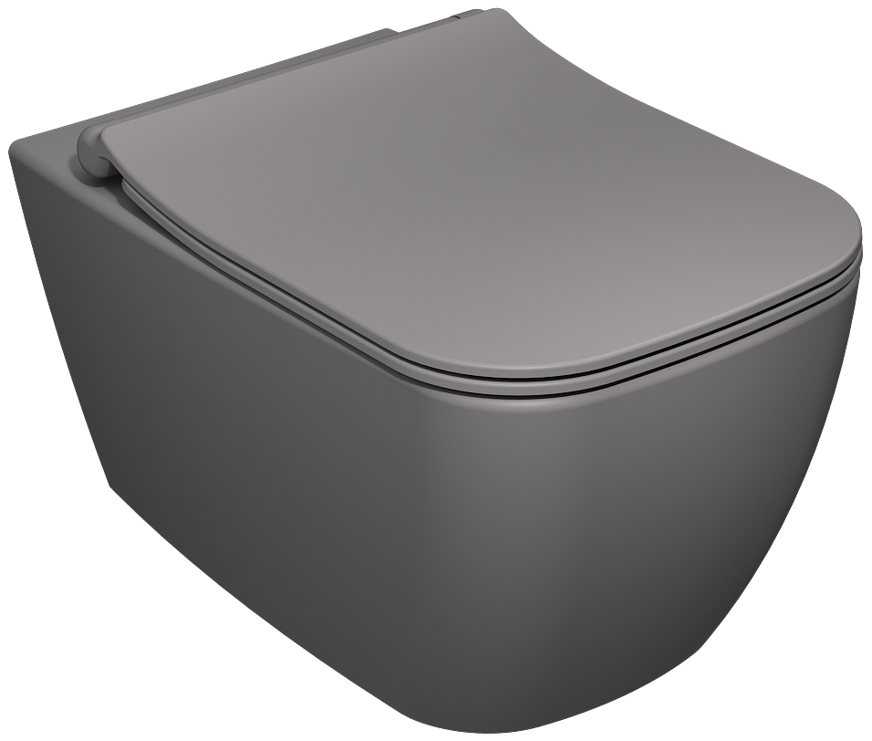 Vea Due Wall-Hung Toilet Stone Gray - VORTEX  
