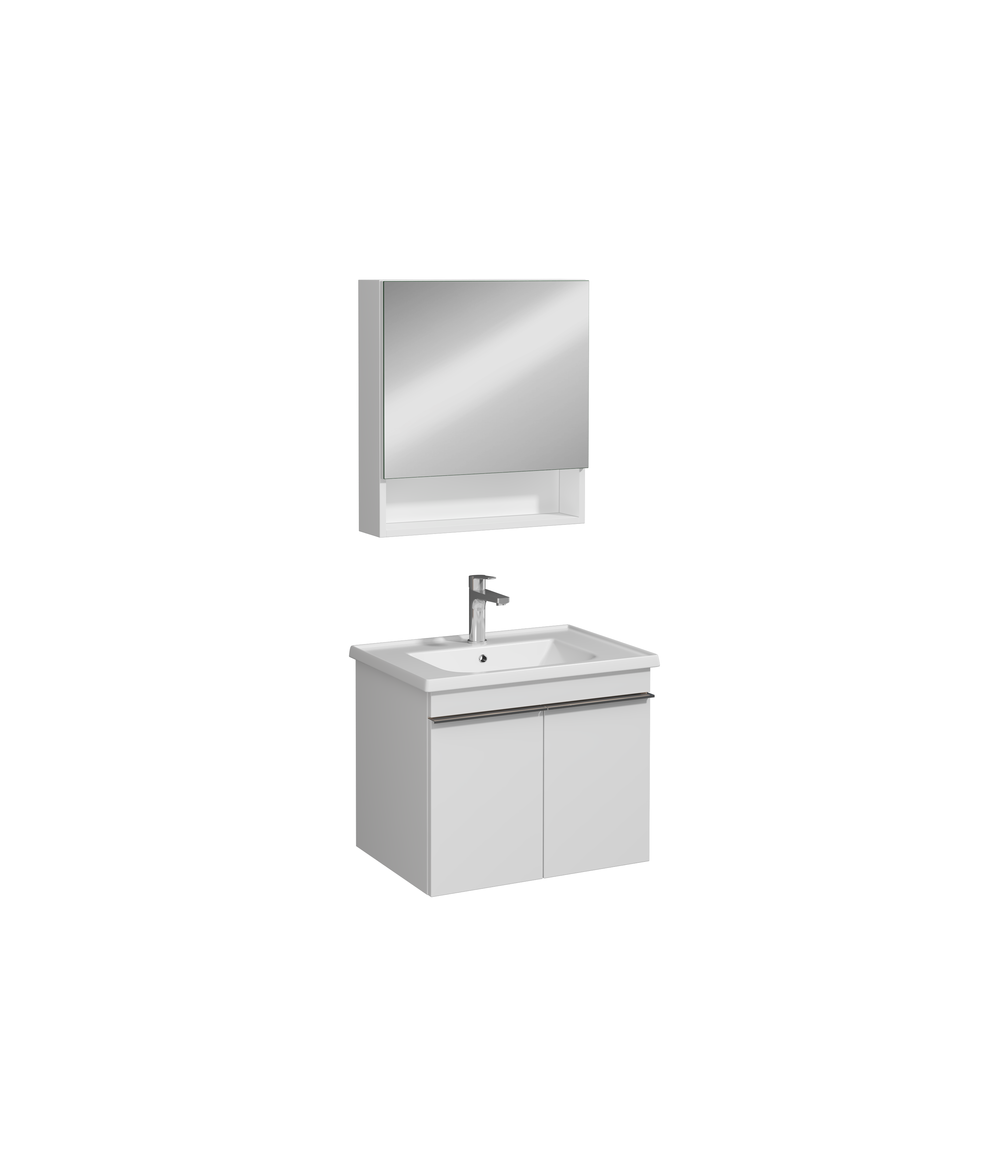 Terni Washbasin Cabinet White 65 cm 