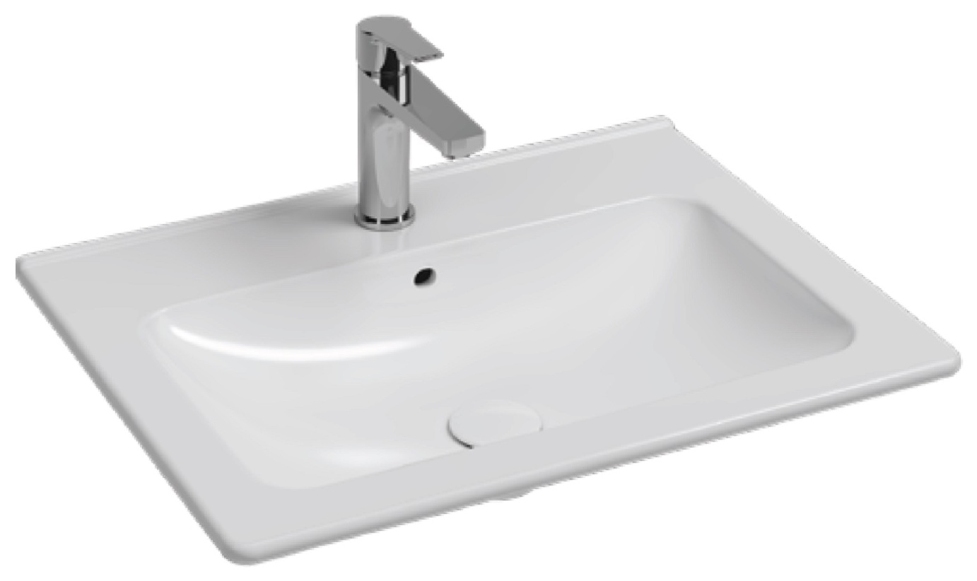Evo Flat Washbasin 62 cm