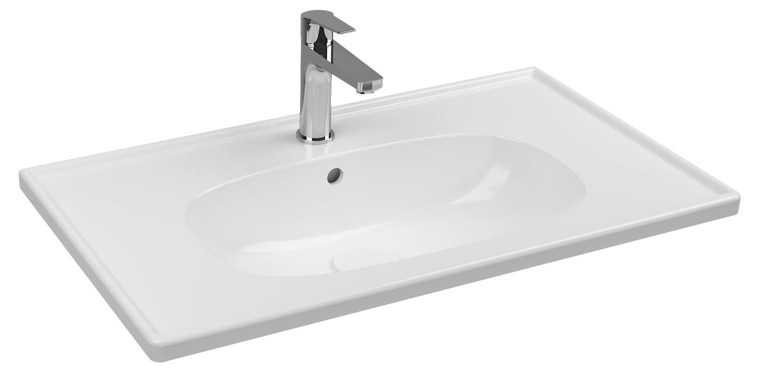 Sistema C Flat Washbasin 80 cm