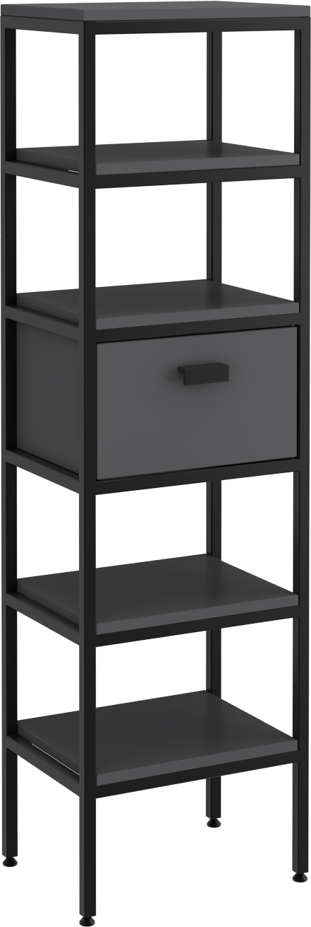 Fermo Tall Cabinet Anthracite 40 cm
