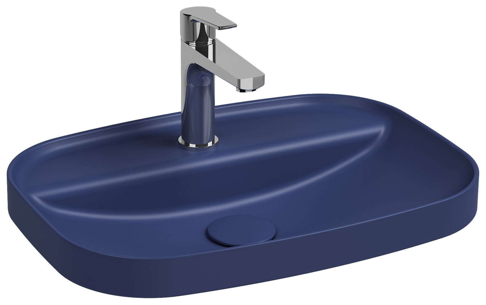 Infinity Inset Washbasin 55 cm Isvea Blue