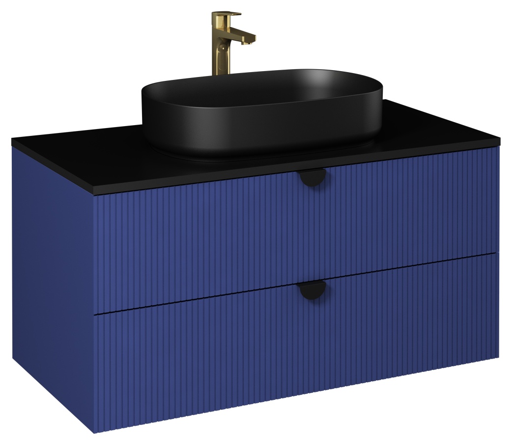 Infinity Washbasin Cabinet 100cm (10NF65055-2N included) Night Blue