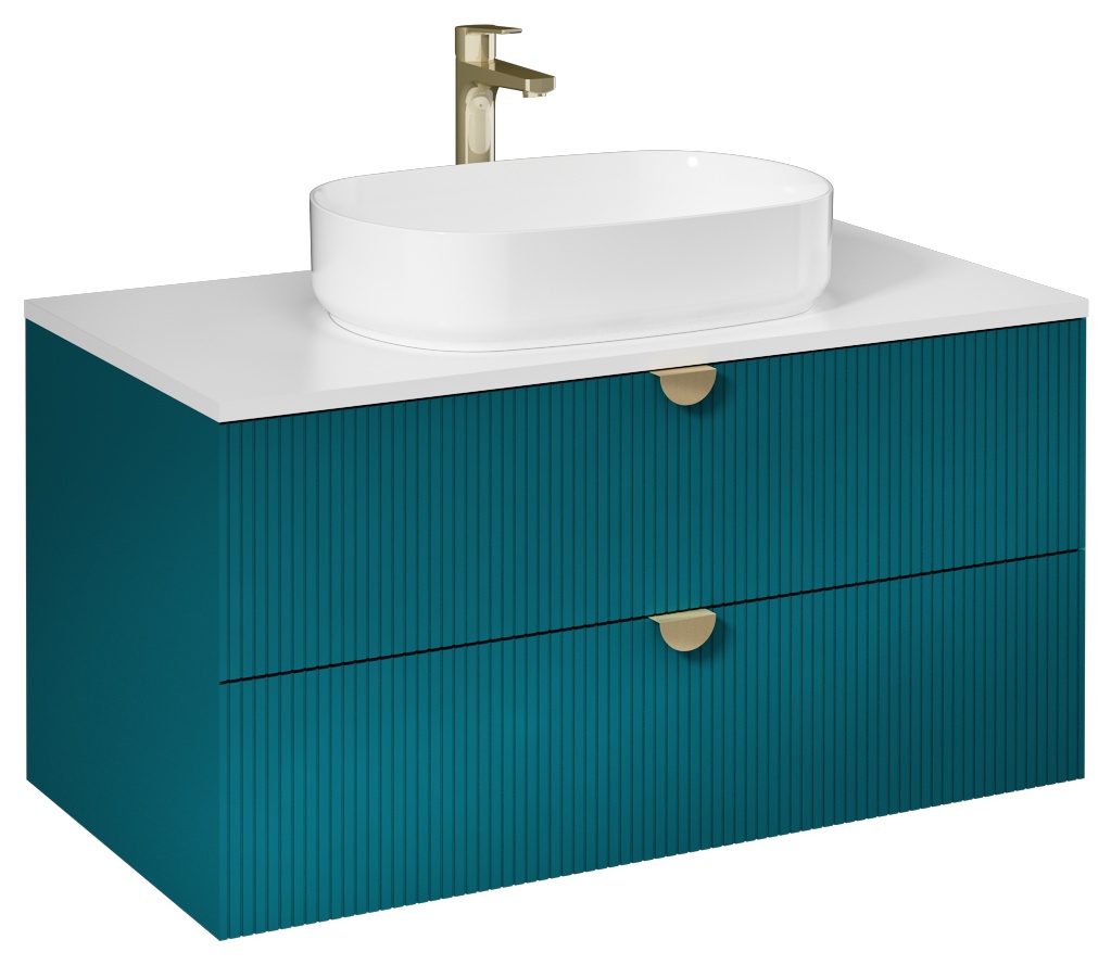 Infinity Washbasin Cabinet 100cm (10NF65055 included) Ocean