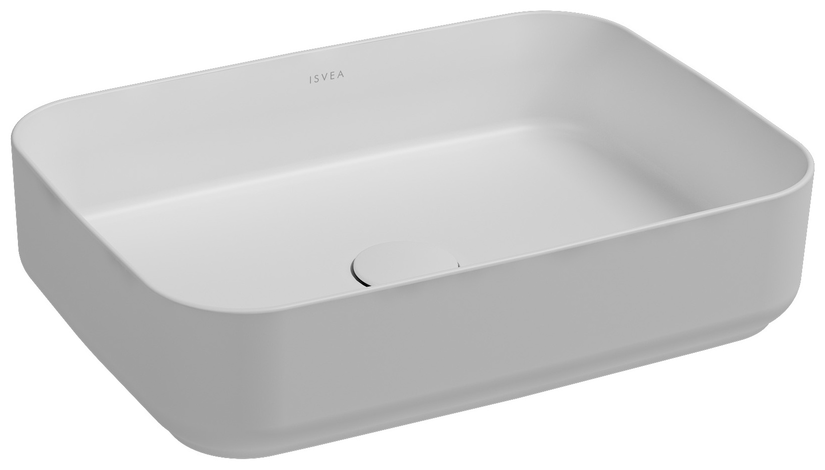 Infinity Counter-Top Washbasin 50 cm Matte White