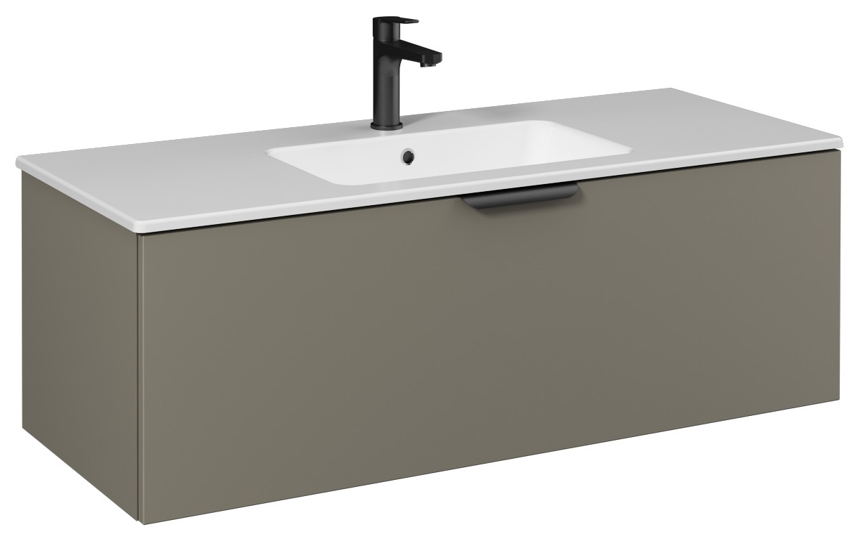 LIV Washbasin Cabinet 120cm (10SL51121 included) Lava Single Drawer 