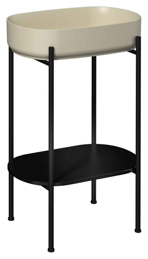 Puno 55cm Washbasin Unit (10NF65055-2H included) Black