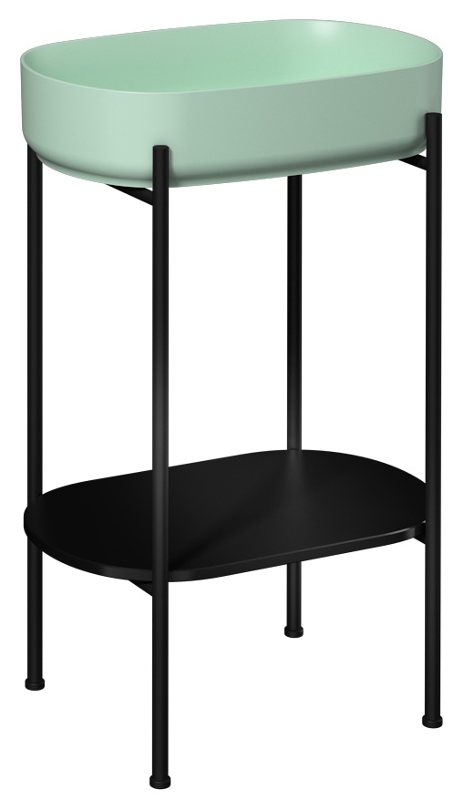 Puno 55cm Washbasin Unit (10NF65055-2T included) Black