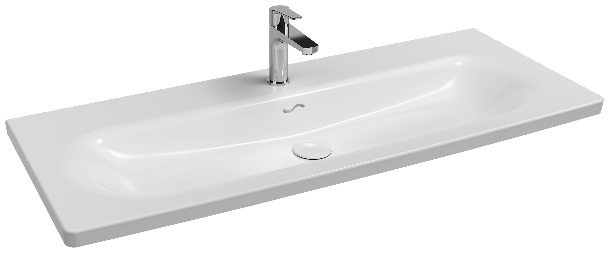 Sistema S Flat Washbasin 121 cm