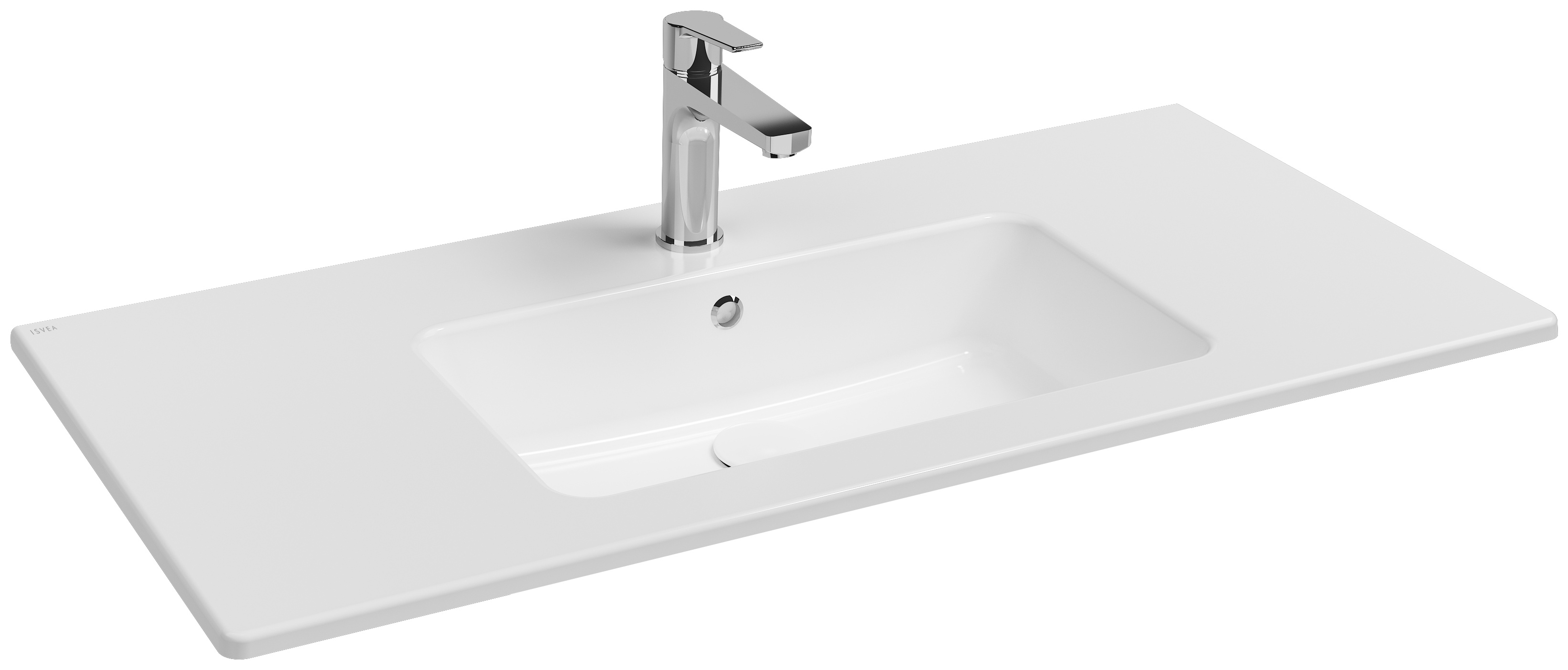 Sistema T Flat Washbasin 101 cm