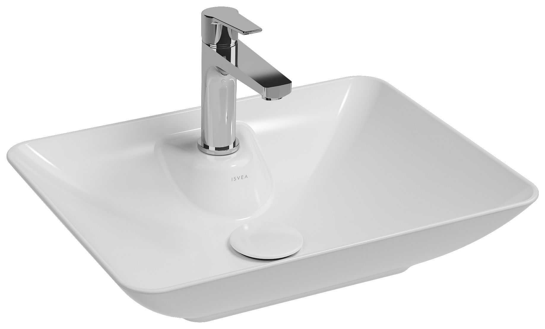 Sistema Y Counter-Top Washbasin 52 cm
