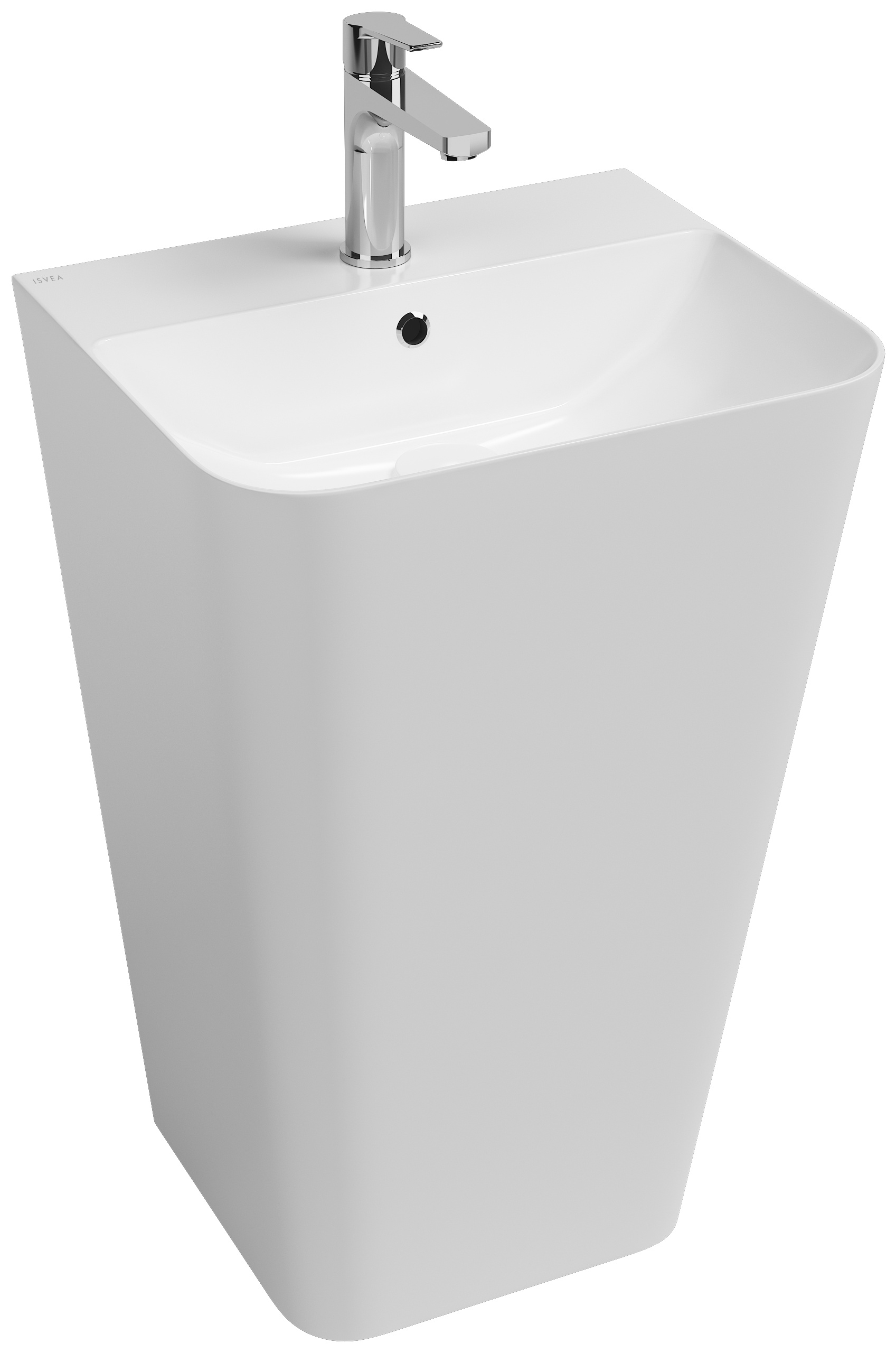 Sott'Aqua Monobloc Floor-Standing Washbasin 50 cm 