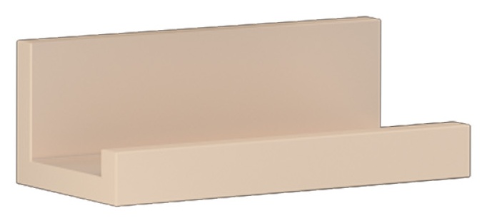 Vea 30 cm Wall Shelf Dark Beige