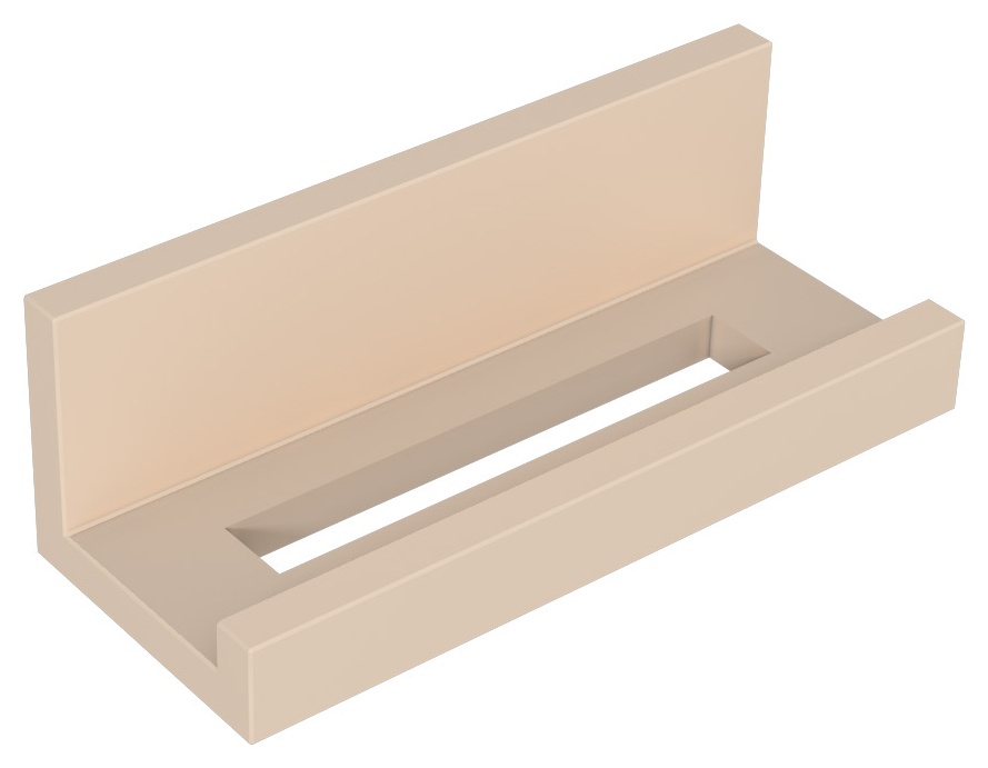 Vea 30 cm Towel Shelf Dark Beige