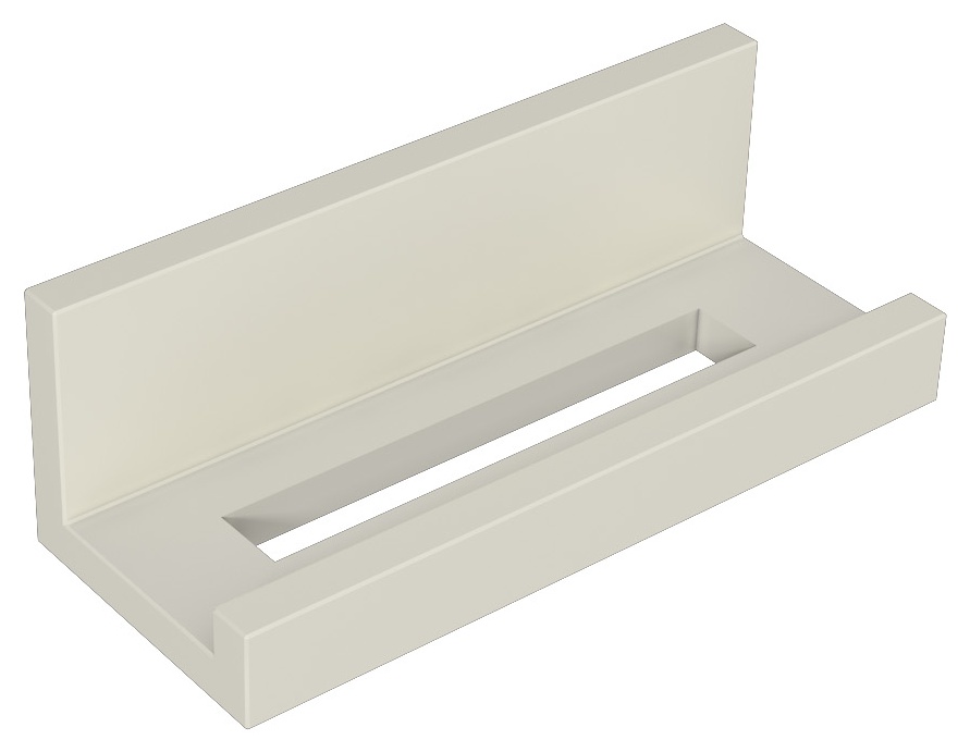 Vea 30 cm Towel Shelf Stone Gray