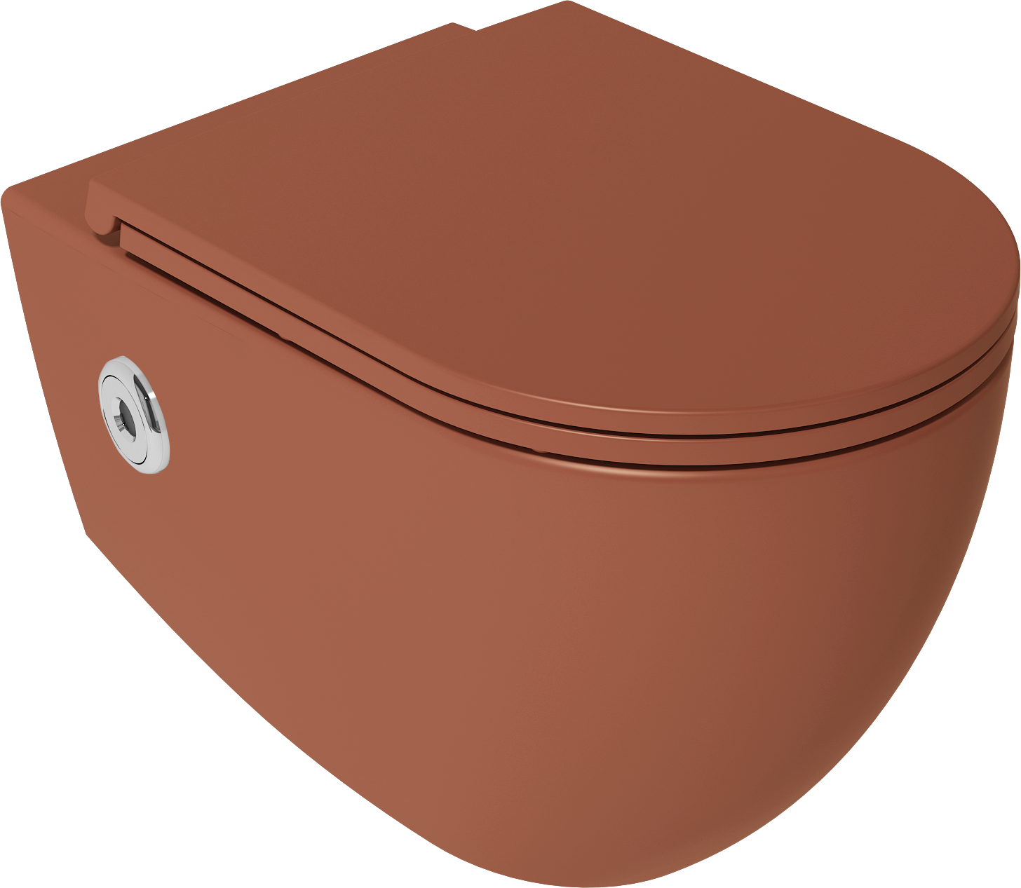 Infinity Due SensoClean WC Sospeso Terracotta - VORTEX 
