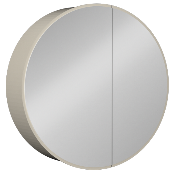 Sogno Specchio Contenitore Beige Sabbia 62 cm 