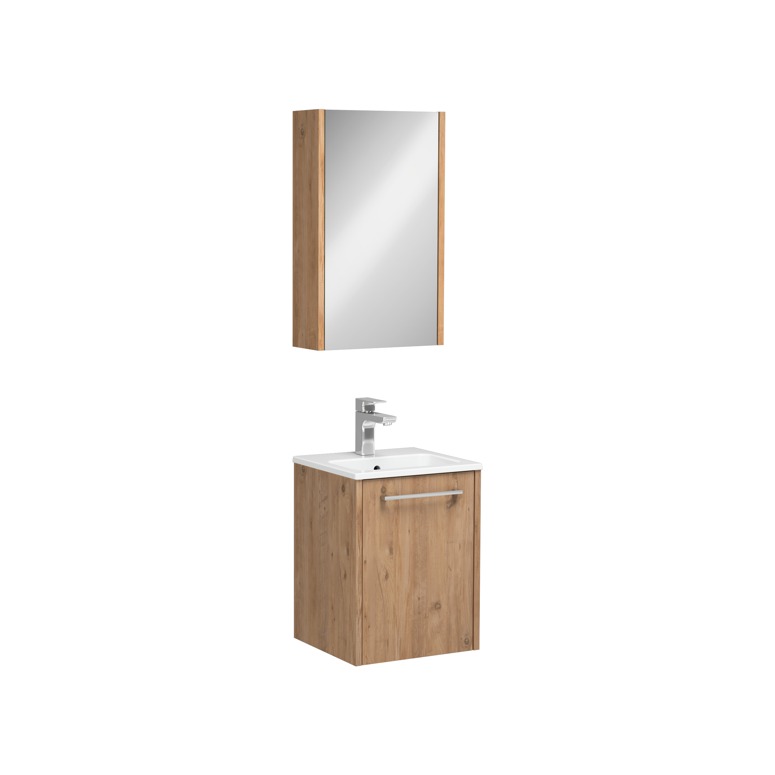 Combinato Mobile Lavabo con Anta Pino Atlantico 40 cm