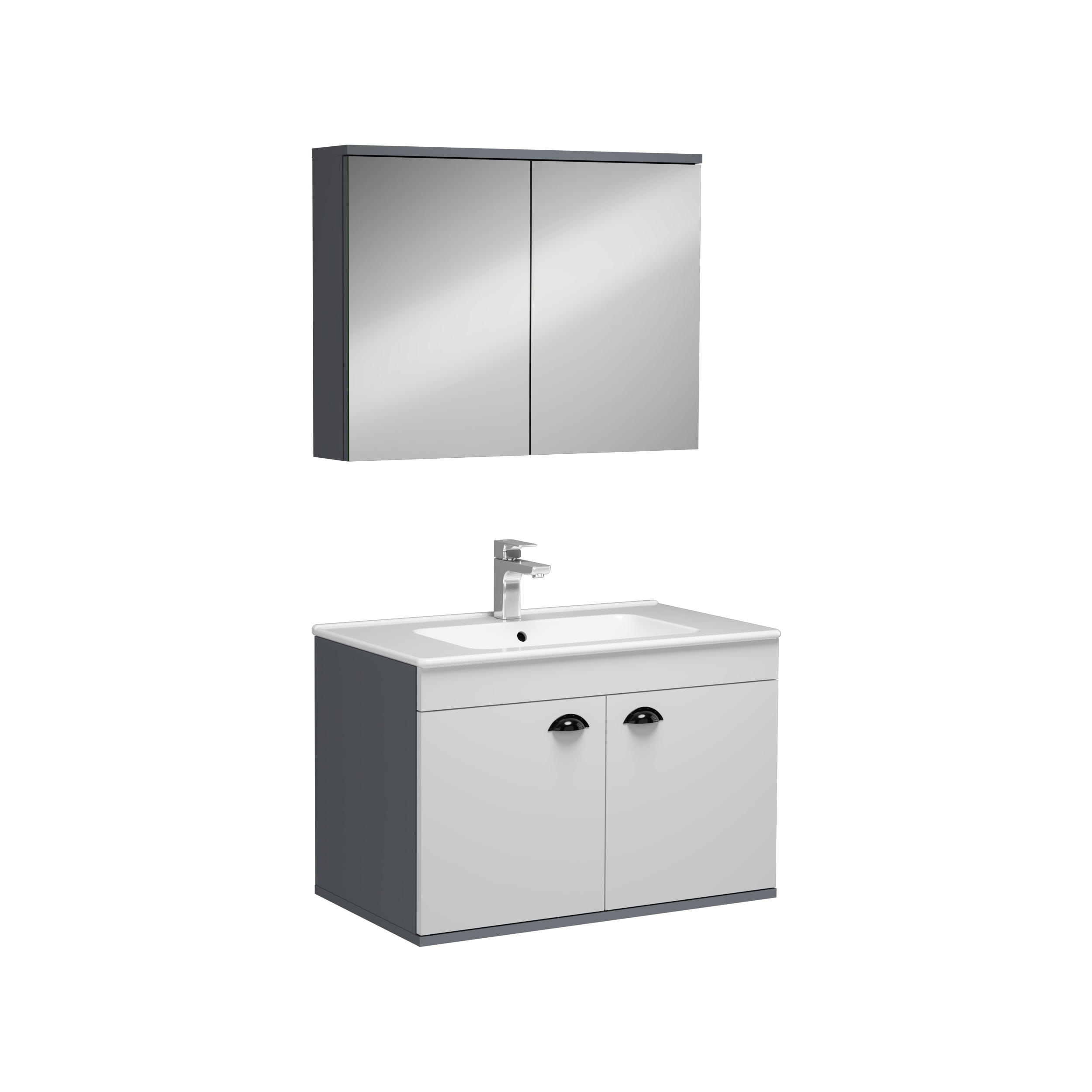 Modico Mobile Lavabo Bianco 80 cm