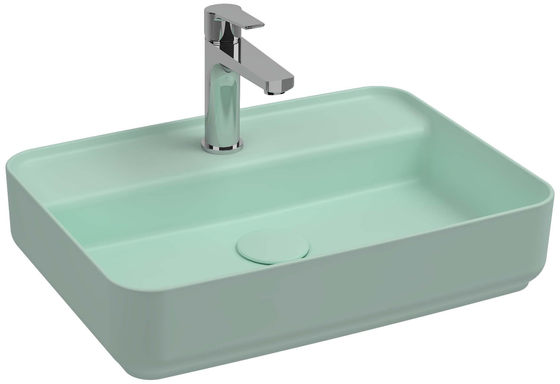 Infinity Lavabo da Appoggio 55cm Menta