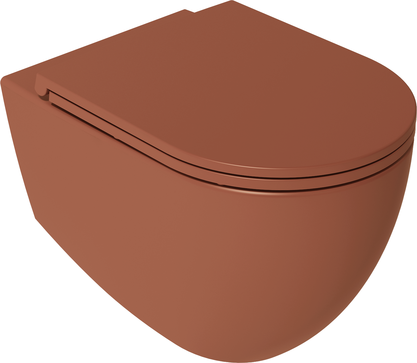 Infinity Due WC Sospeso Terracotta - VORTEX