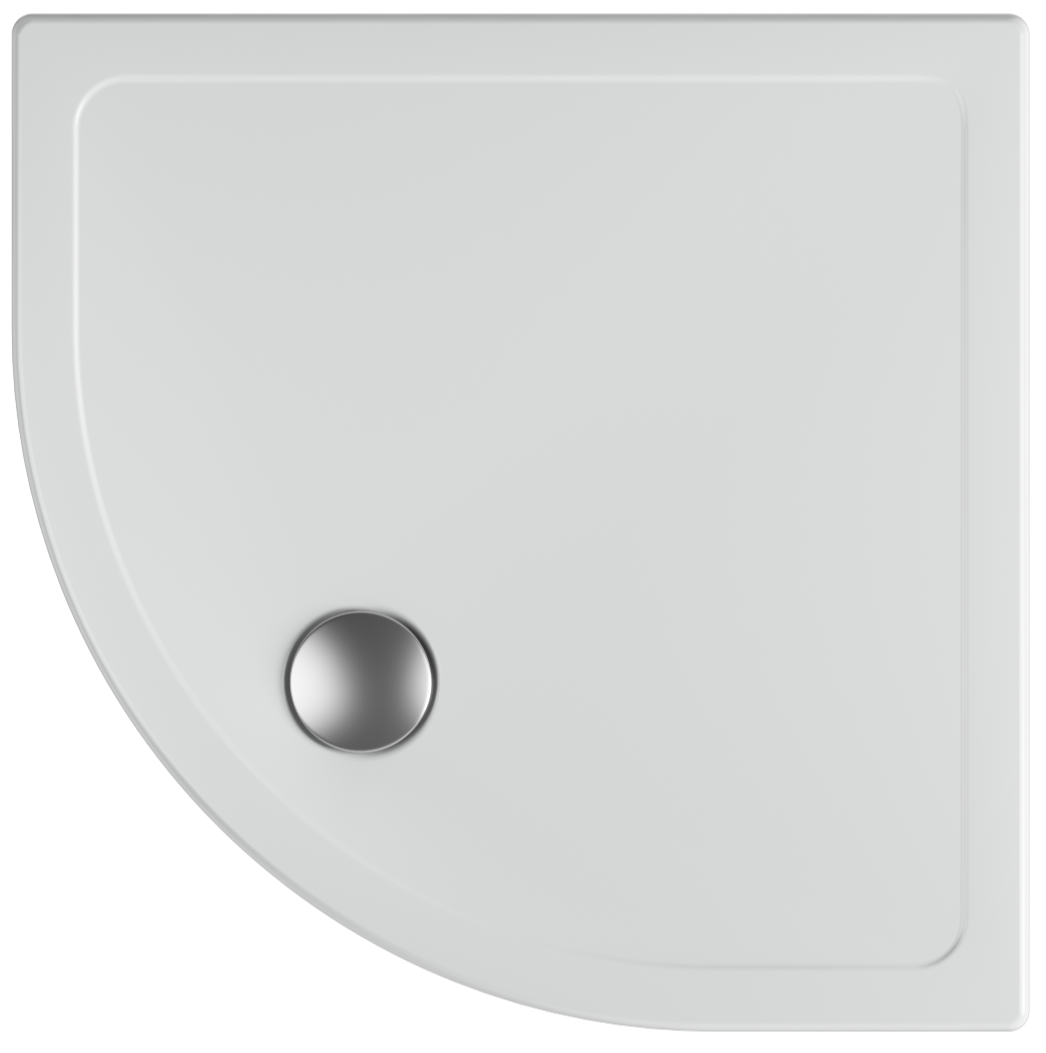 Piatto Doccia Fireclay Ceramica Flat 80x80cm Ovale