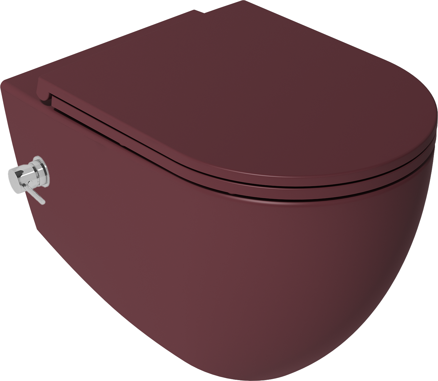 Infinity Due CleanWash WC Sospeso Bordeaux Rustico - VORTEX 