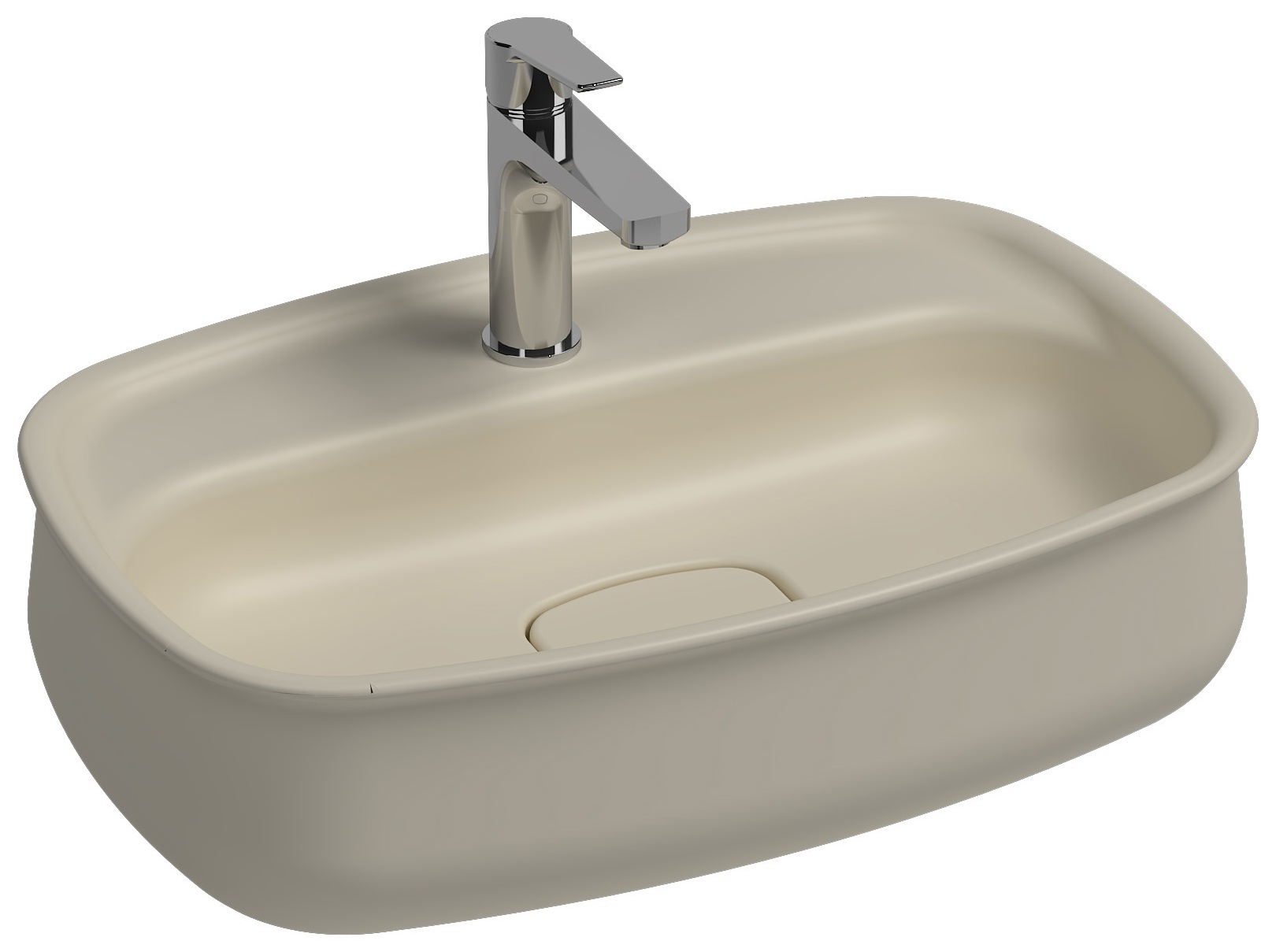 Fluido Lavabo da Appoggio 60 cm Avorio 